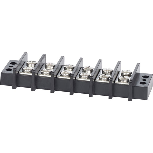 Blue Sea 2606 Terminal Black 65AMP - 6 Circuit - Marine Parts OnlyElectricalBlue Sea Systems