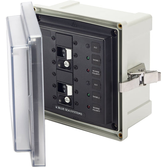 Blue Sea 3117 - SMS Panel Enclosure w/2 ELCI (30A) - 120V AC - Marine Parts OnlyElectricalBlue Sea Systems