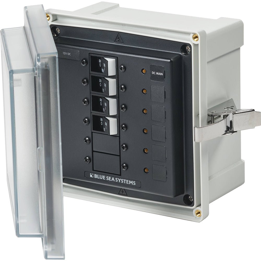 Blue Sea 3135 - SMS Panel Enclosure w/UL Main &amp; 3 Branch (12/24V) - 12/24V DC - Marine Parts OnlyElectricalBlue Sea Systems