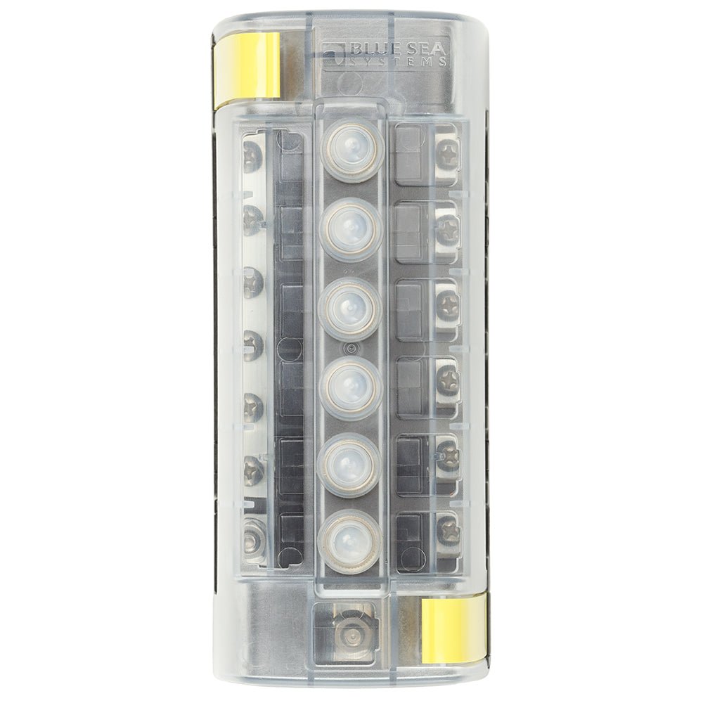 Blue Sea 5052 ST CLB Circuit Breaker Block - 6 Position w/Negative Bus - Marine Parts OnlyElectricalBlue Sea Systems