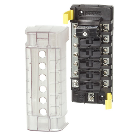 Blue Sea 5052 ST CLB Circuit Breaker Block - 6 Position w/Negative Bus - Marine Parts OnlyElectricalBlue Sea Systems