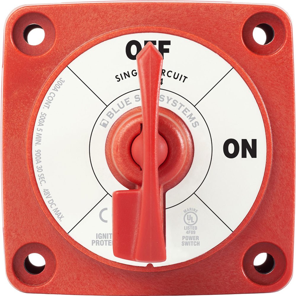 Blue Sea 6004 Single Circuit ON - OFF w/Locking Key - Red - Marine Parts OnlyElectricalBlue Sea Systems