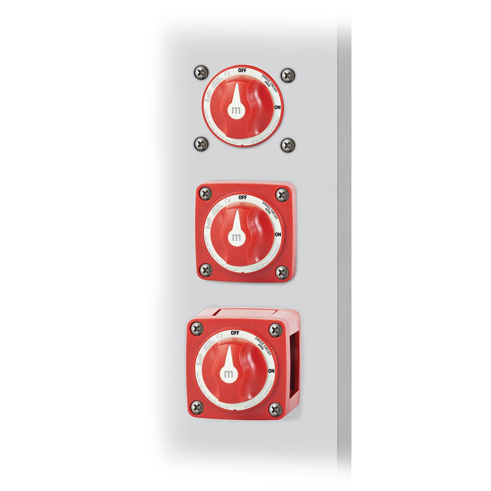 Blue Sea 6006 m - Series (Mini) Battery Switch Single Circuit ON/OFF Red - Marine Parts OnlyElectricalBlue Sea Systems
