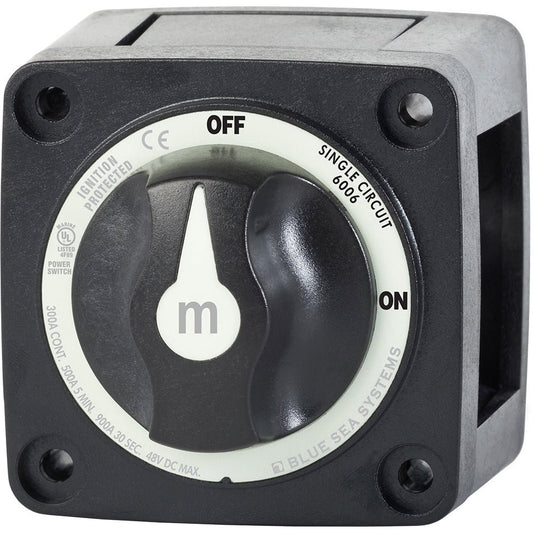 Blue Sea 6006200 Battery Switch Mini ON/OFF - Black - Marine Parts OnlyElectricalBlue Sea Systems
