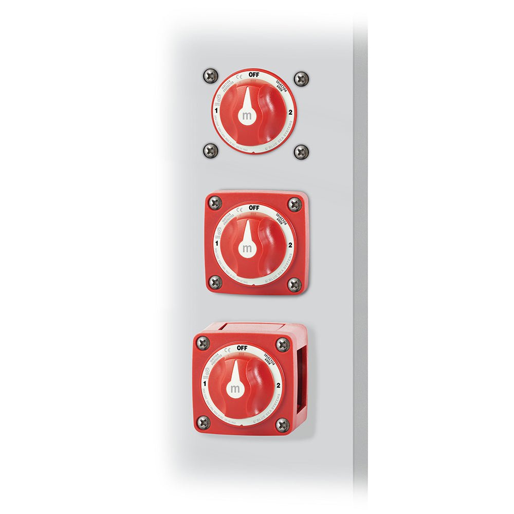 Blue Sea 6008 M - Series Battery Switch 3 Position - Red - Marine Parts OnlyElectricalBlue Sea Systems