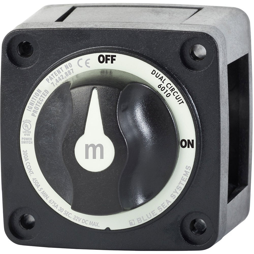 Blue Sea 6010200 Battery Switch Dual Circuit - Black - Marine Parts OnlyElectricalBlue Sea Systems