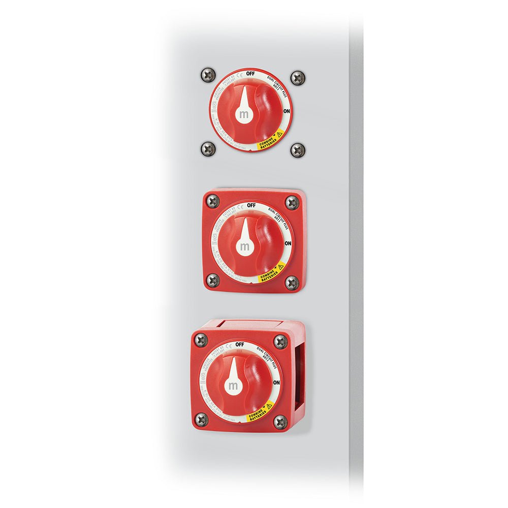 Blue Sea 6011 m - Series (Mini) Battery Switch Dual Circuit Plus - Marine Parts OnlyElectricalBlue Sea Systems