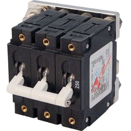 Blue Sea 7270 250A C - Series Triple Pole Toggle DC Circuit Breaker - Marine Parts OnlyElectricalBlue Sea Systems
