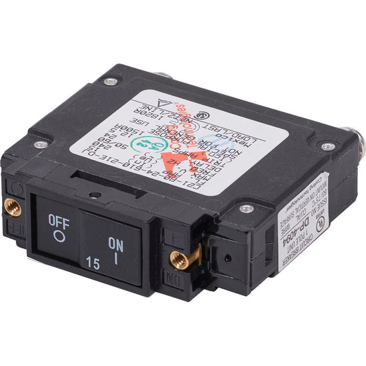 Blue Sea 7456 UL - 489 Circuit Breaker - 15A Flat Rocker - Marine Parts OnlyElectricalBlue Sea Systems