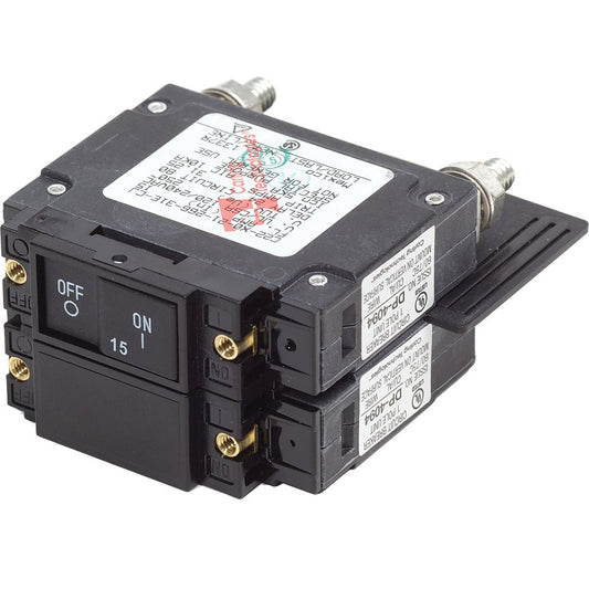 Blue Sea 7462 UL - 489 Circuit Breaker - 15A Flat Rocker - Marine Parts OnlyElectricalBlue Sea Systems