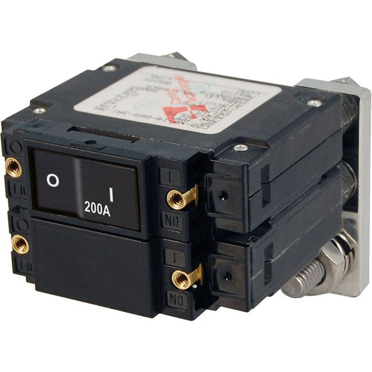 Blue Sea 7476 C - Series Flat Circuit Breaker, Single and Double Pole - 200 Amp - Marine Parts OnlyElectricalBlue Sea Systems