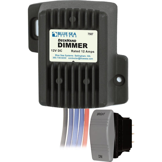 Blue Sea 7507 DeckHand Dimmer - 12 Amp/12V - Marine Parts OnlyElectricalBlue Sea Systems