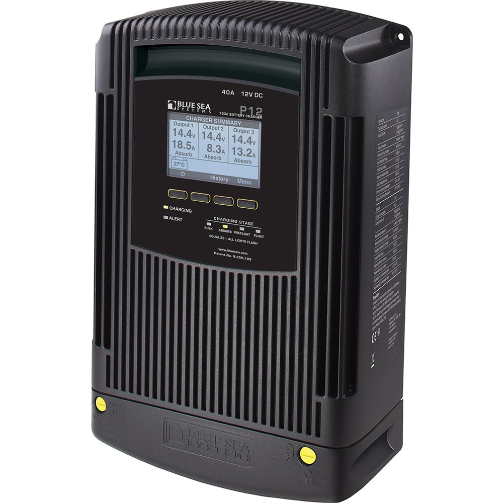 Blue Sea 7532 P12 Gen2 Battery Charger - 40A - 3 - Bank - Marine Parts OnlyElectricalBlue Sea Systems