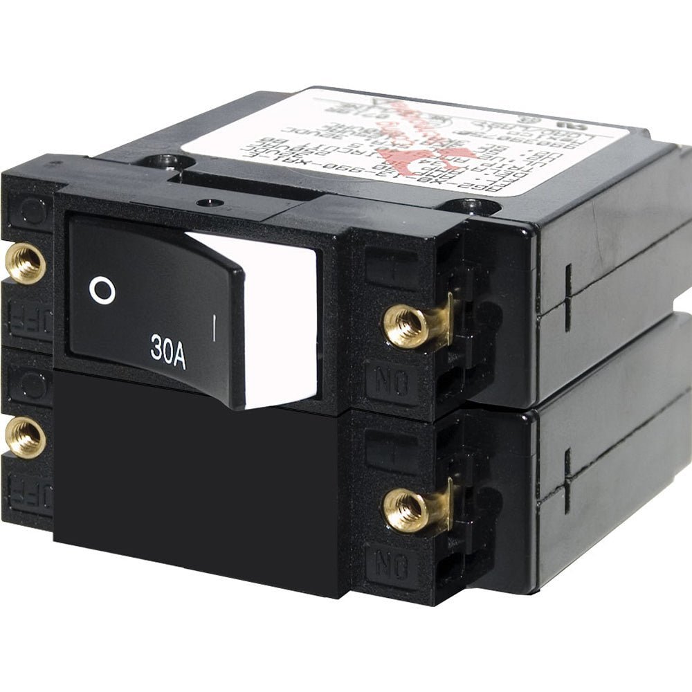 Blue Sea 7574 A - Series Raised Rocker Circuit Breaker - Double Pole - 30A - Marine Parts OnlyElectricalBlue Sea Systems