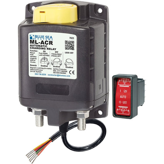 Blue Sea 7623 ML - Series Heavy Duty Automatic Charging Relay - 24V - Marine Parts OnlyElectricalBlue Sea Systems