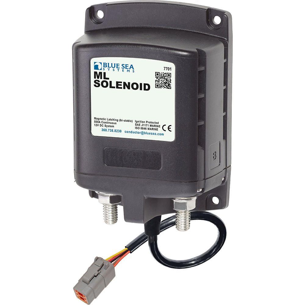 Blue Sea 7701100 ML Solenoid 12V 500A w/Deutsch Connector - Marine Parts OnlyElectricalBlue Sea Systems