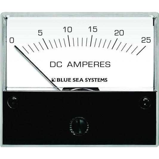 Blue Sea 8005 DC Analog Ammeter - 2 - 3/4" Face, 0 - 25 Amperes DC - Marine Parts OnlyElectricalBlue Sea Systems