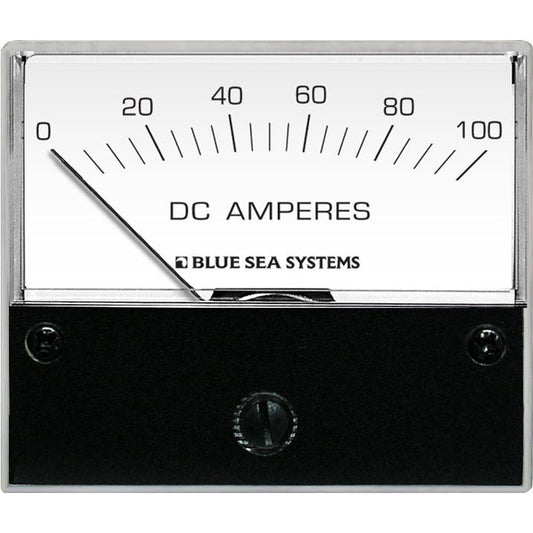 Blue Sea 8017 DC Analog Ammeter - 2 - 3/4" Face, 0 - 100 Amperes DC - Marine Parts OnlyElectricalBlue Sea Systems