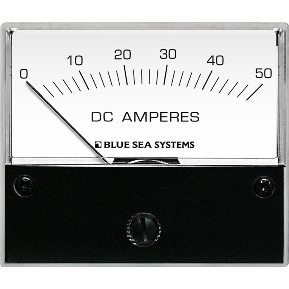 Blue Sea 8022 DC Analog Ammeter - 2 - 3/4 Face, 0 - 50 AMP DC - Marine Parts OnlyElectricalBlue Sea Systems