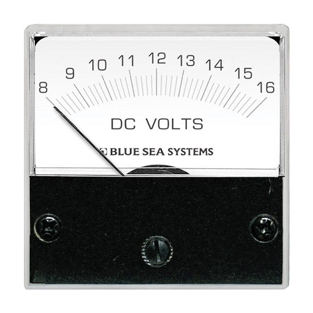 Blue Sea 8028 DC Analog Micro Voltmeter - 2" Face, 8 - 16 Volts DC - Marine Parts OnlyElectricalBlue Sea Systems
