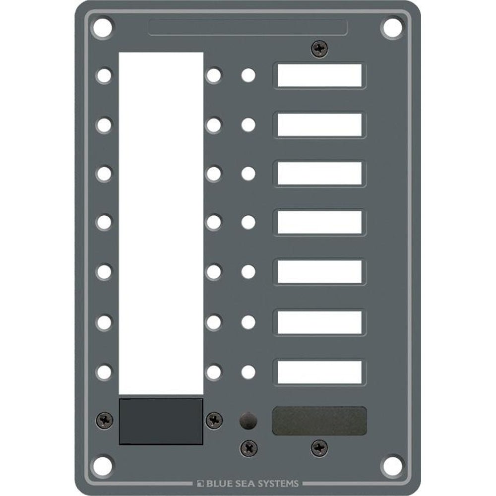 Blue Sea 8087 8 Position DC C - Series Panel - Blank - Marine Parts OnlyElectricalBlue Sea Systems