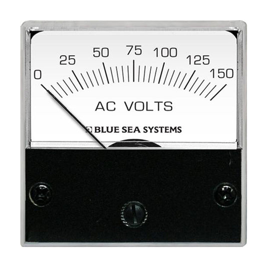 Blue Sea 8244 AC Analog Micro Voltmeter - 2" Face, 0 - 150 Volts AC - Marine Parts OnlyElectricalBlue Sea Systems