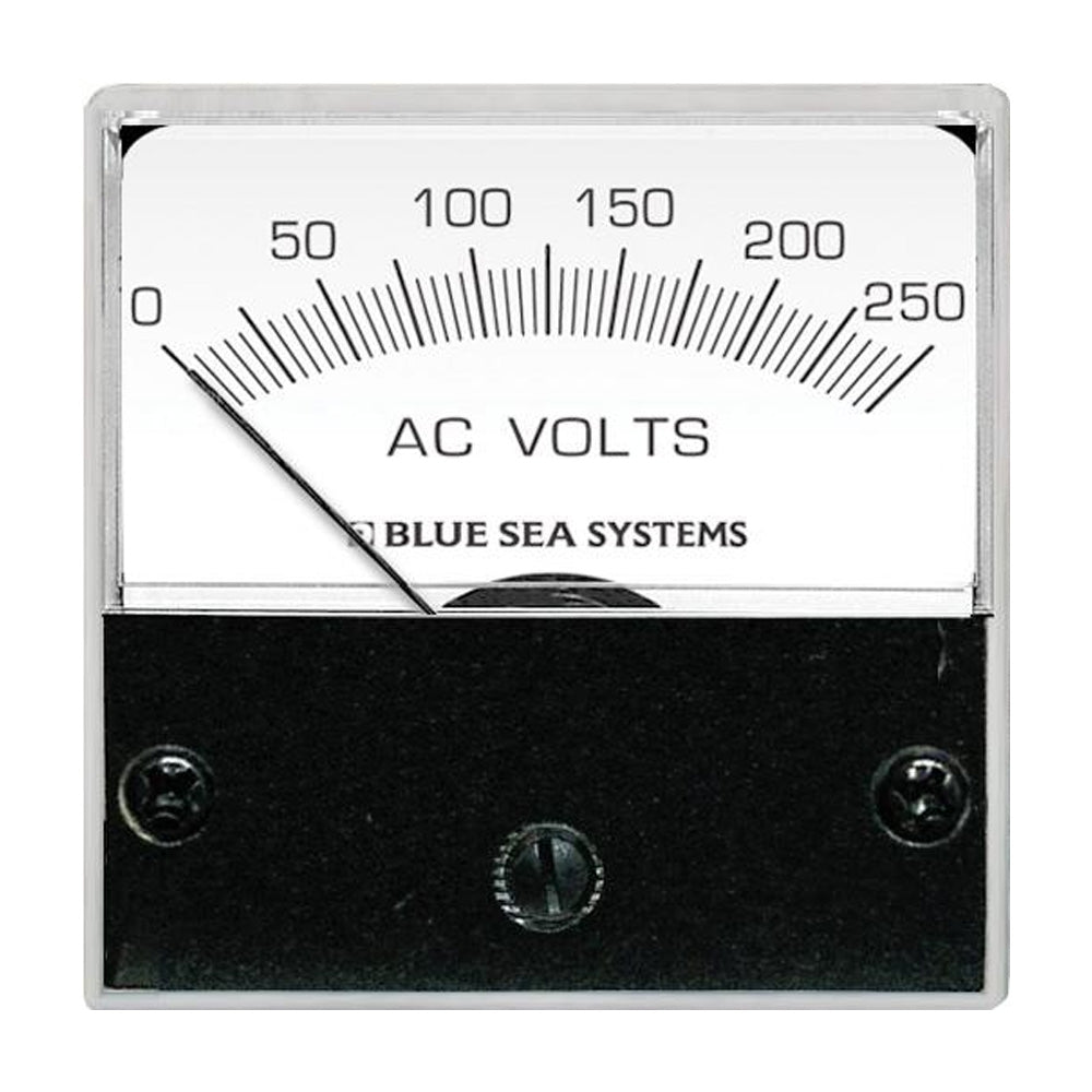 Blue Sea 8245 AC Analog Micro Voltmeter - 2" Face, 0 - 250 Volts AC - Marine Parts OnlyElectricalBlue Sea Systems