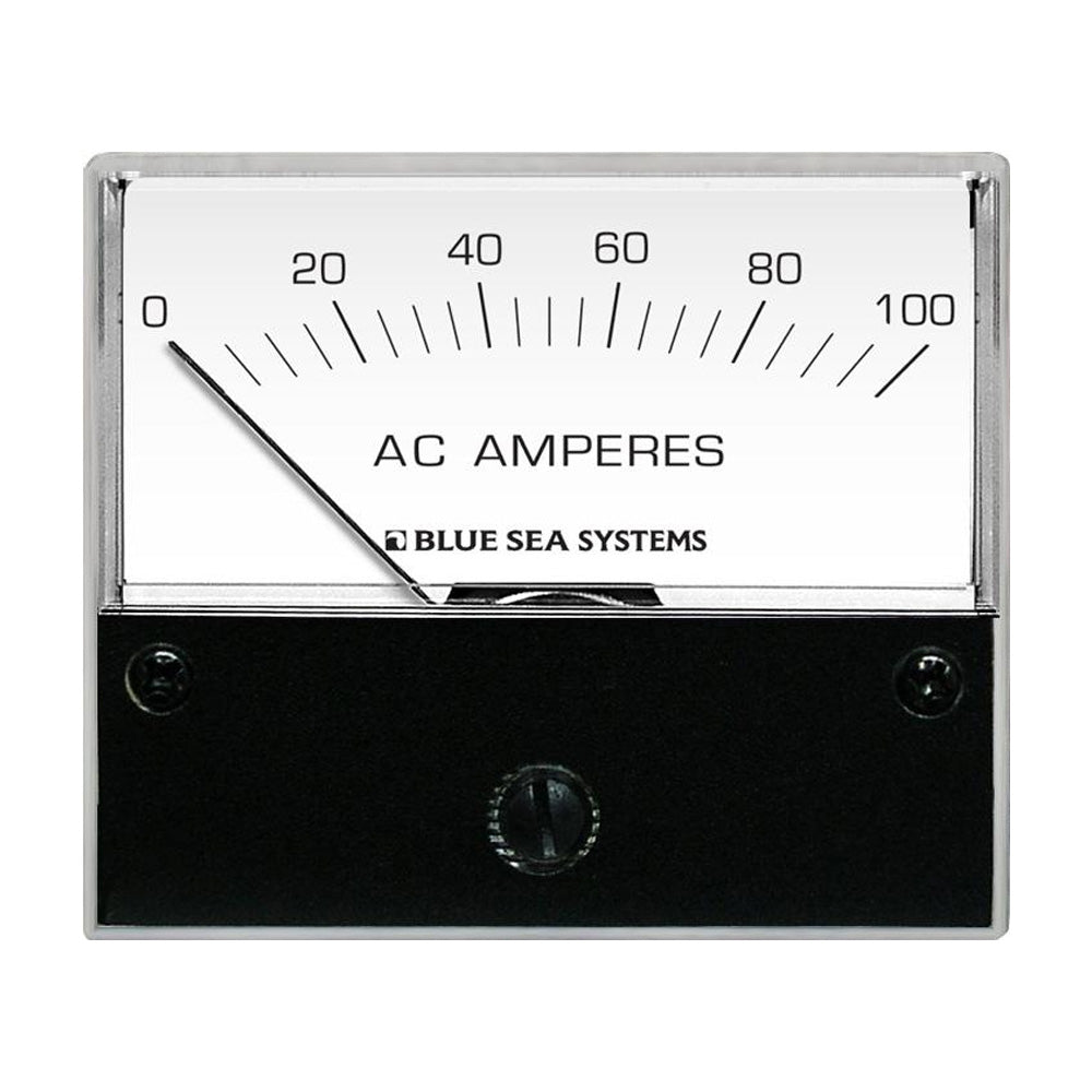 Blue Sea 8258 AC Analog Ammeter - 2 - 3/4" Face, 0 - 100 Amperes AC - Marine Parts OnlyElectricalBlue Sea Systems