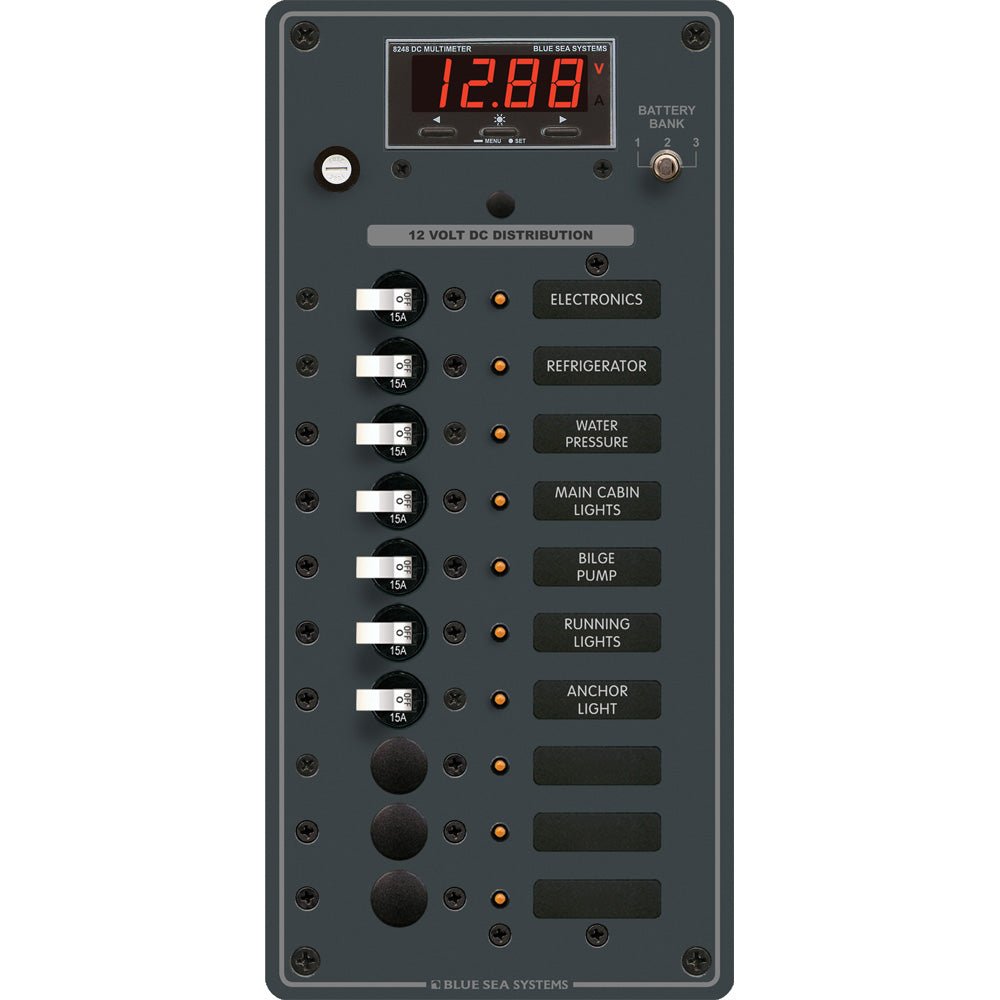 Blue Sea 8402 DC 10 Position w/Multi - Function Meter - Marine Parts OnlyElectricalBlue Sea Systems
