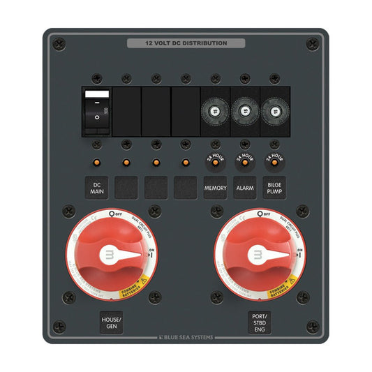 Blue Sea 8689 m - Series Dual Circuit Plus 2 of PN 6011 - Marine Parts OnlyElectricalBlue Sea Systems