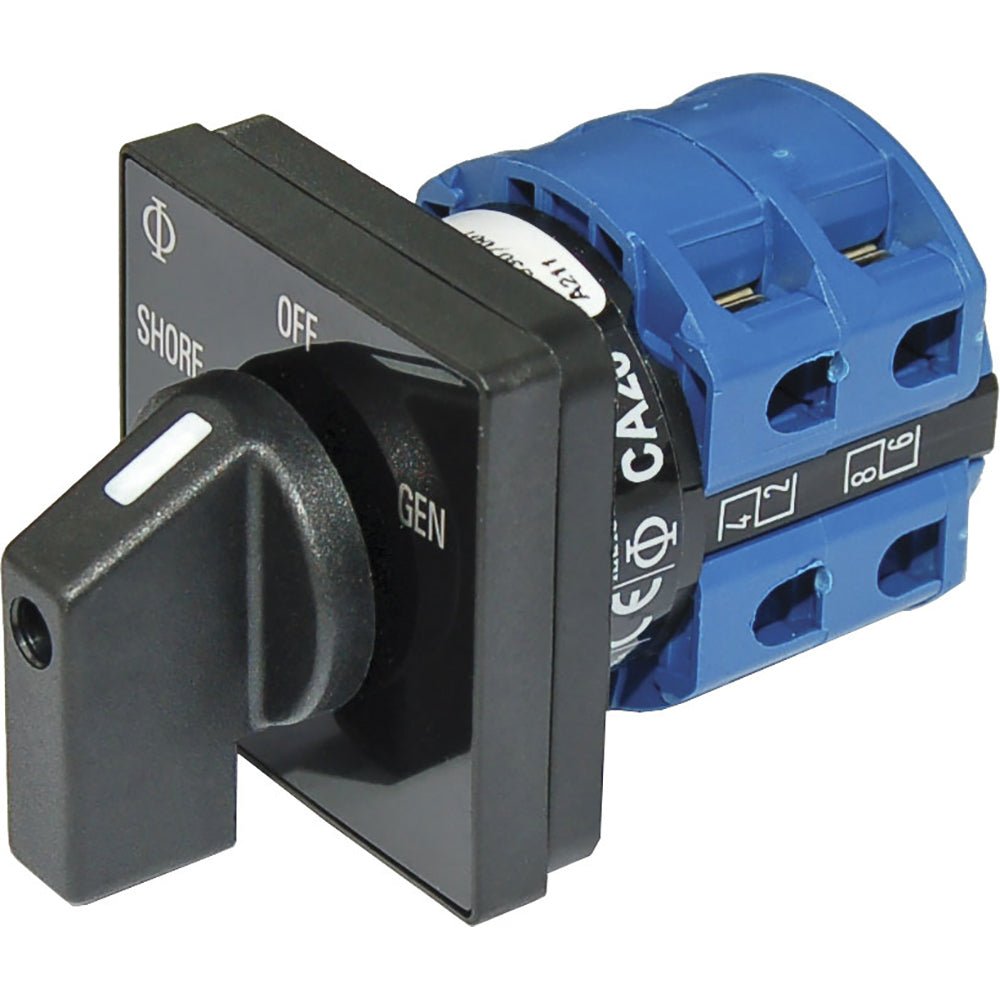 Blue Sea 9009 Switch, AC 120VAC 32A OFF +2 Position - Marine Parts OnlyElectricalBlue Sea Systems