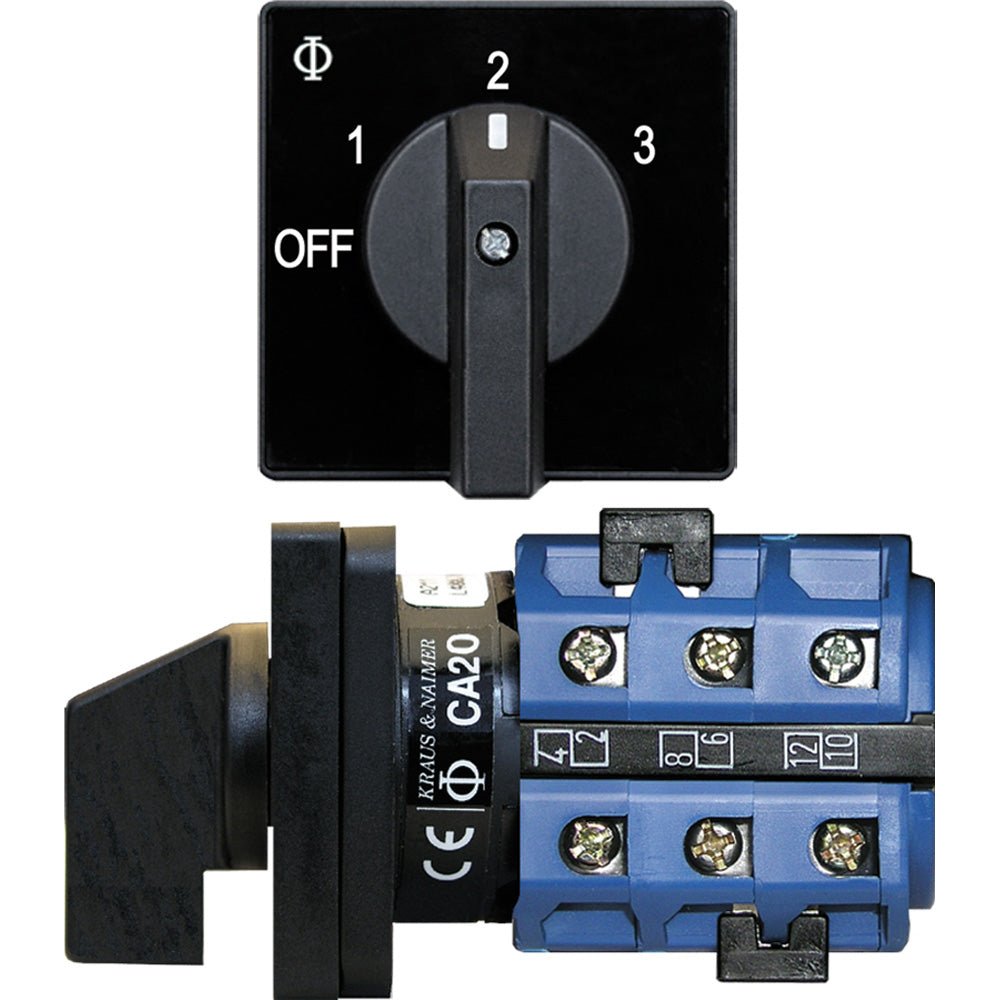 Blue Sea 9010 Switch, AV 120VAC 32A OFF +3 Positions - Marine Parts OnlyElectricalBlue Sea Systems