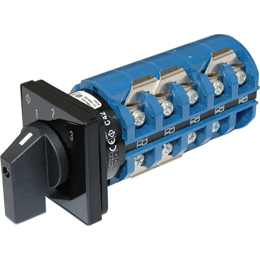 Blue Sea 9077 Switch, AC 240VAC 63A OFF +3 Positions - Marine Parts OnlyElectricalBlue Sea Systems