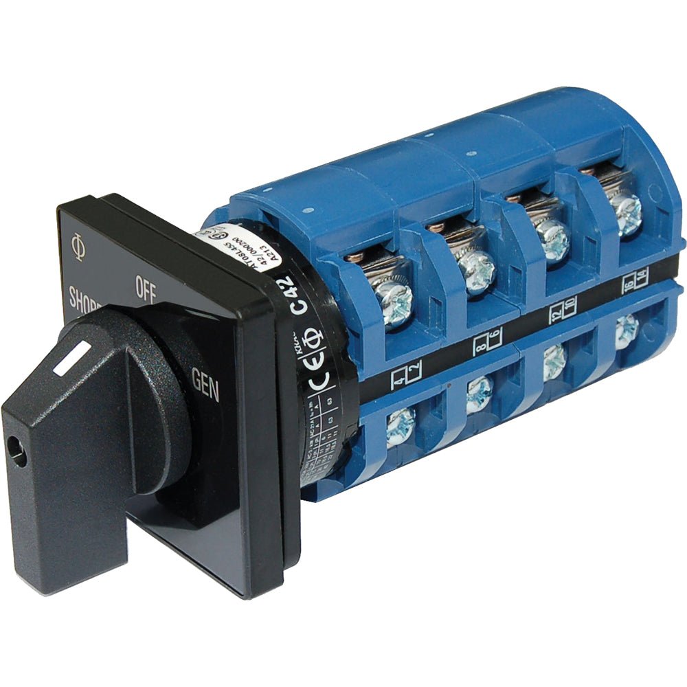 Blue Sea 9093 Switch AC 120 + 120/240VAC OFF+2 Positions - Marine Parts OnlyElectricalBlue Sea Systems