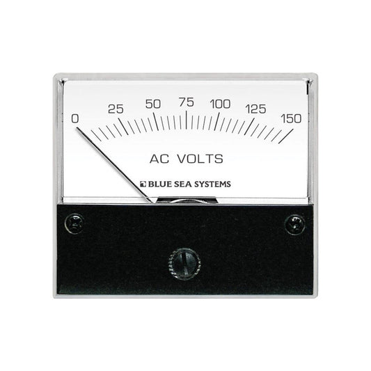Blue Sea 9353 AC Analog Voltmeter 0 - 150V AC - Marine Parts OnlyElectricalBlue Sea Systems