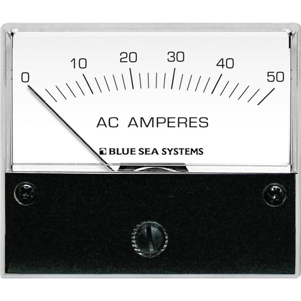 Blue Sea 9630 AC Analog Ammeter 0 - 50 Amperes AC - Marine Parts OnlyElectricalBlue Sea Systems