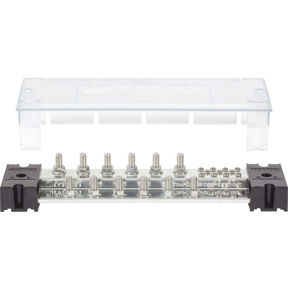 Blue Sea PowerBar 1000 - 12 3/8" Terminal Studs w/Cover - Marine Parts OnlyElectricalBlue Sea Systems