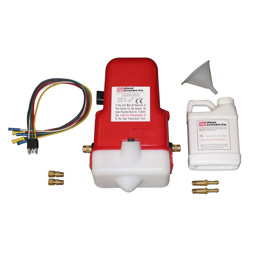 Boat Leveler 12vdc Universal Trim Tab Pump with Oil and Hose Fittings - Marine Parts OnlyBoat OutfittingBoat Leveler Co.