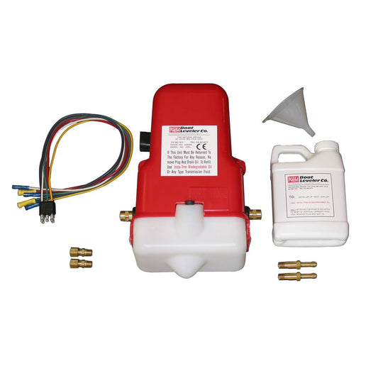 Boat Leveler 12vdc Universal Trim Tab Pump with Oil and Hose Fittings - Marine Parts OnlyBoat OutfittingBoat Leveler Co.