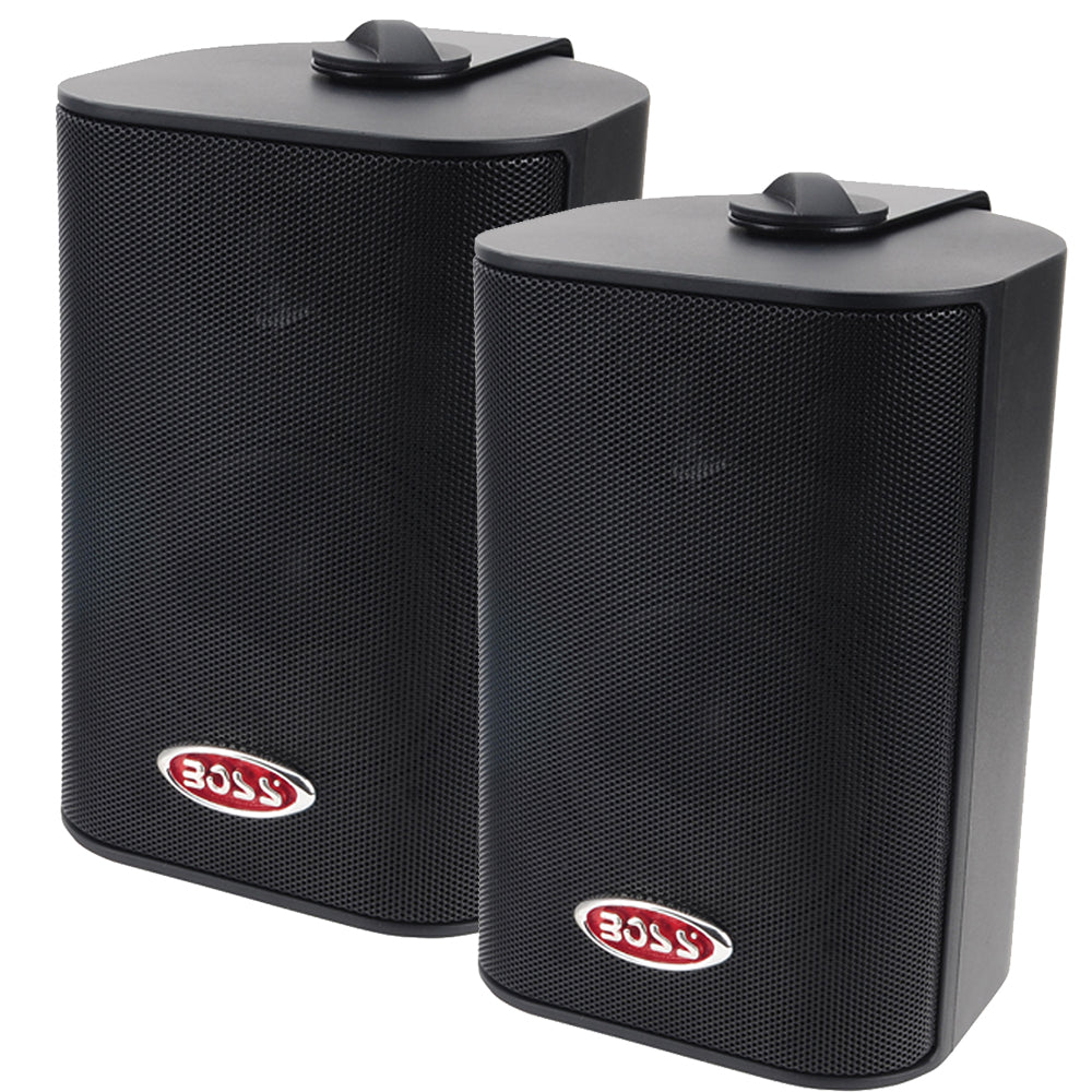 Boss Audio 4" MR4.3B Box Speakers - Black - 200W - Marine Parts OnlyEntertainmentBoss Audio