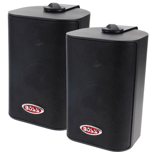 Boss Audio 4" MR4.3B Box Speakers - Black - 200W - Marine Parts OnlyEntertainmentBoss Audio
