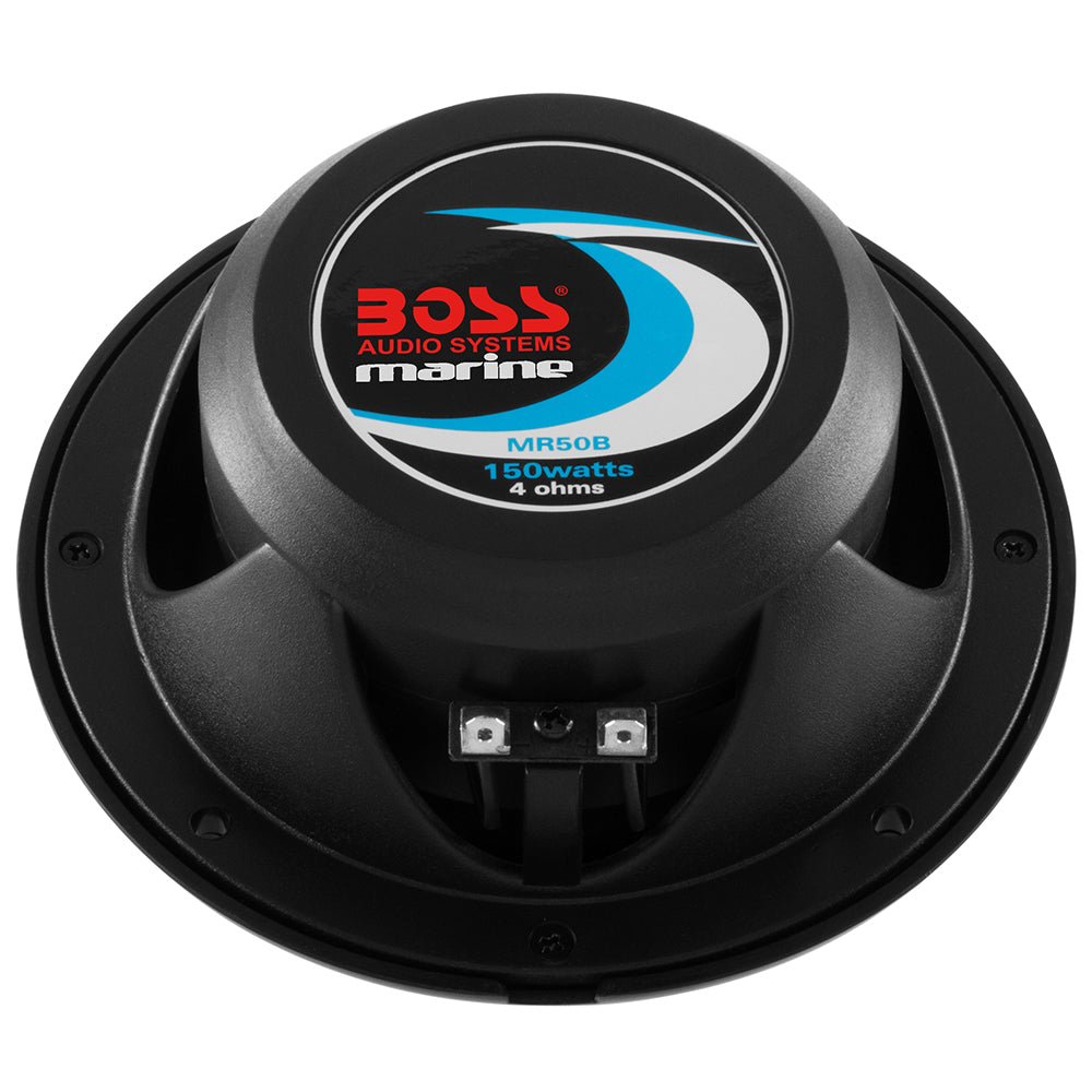 Boss Audio 5.25" MR50B Speakers - Black - 150W - Marine Parts OnlyEntertainmentBoss Audio
