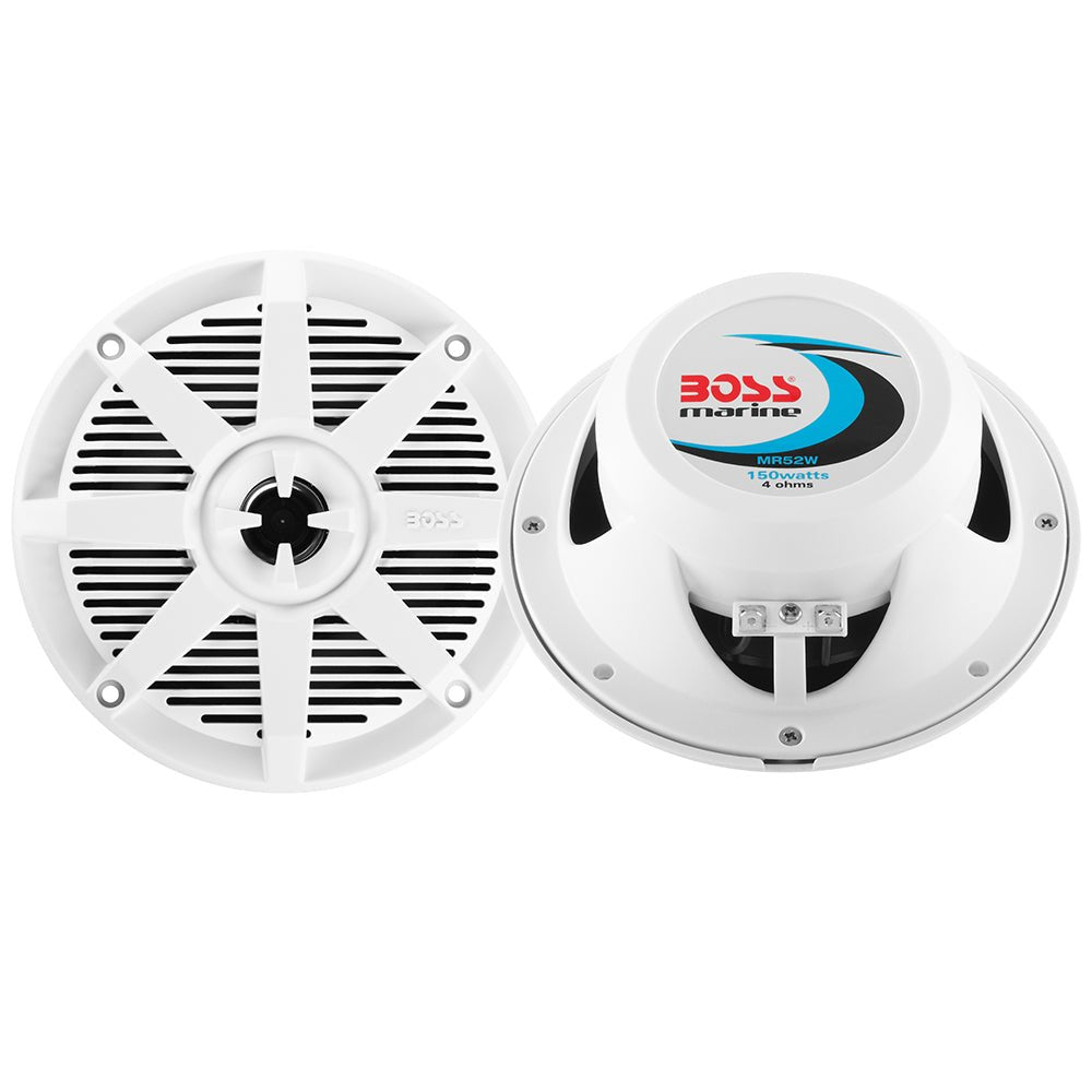 Boss Audio 5.25" MR52W Speaker - White - 150W - Marine Parts OnlyEntertainmentBoss Audio