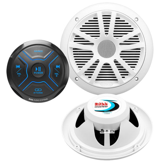 Boss Audio MG150W.6 Kit w/MGR150B &amp; 2 MR6W Speakers - Marine Parts OnlyEntertainmentBoss Audio