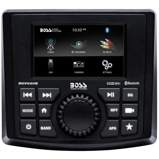Boss Audio MGV520B Marine Stereo w/AM/FM/BT/USB/Rear Camera - Marine Parts OnlyEntertainmentBoss Audio