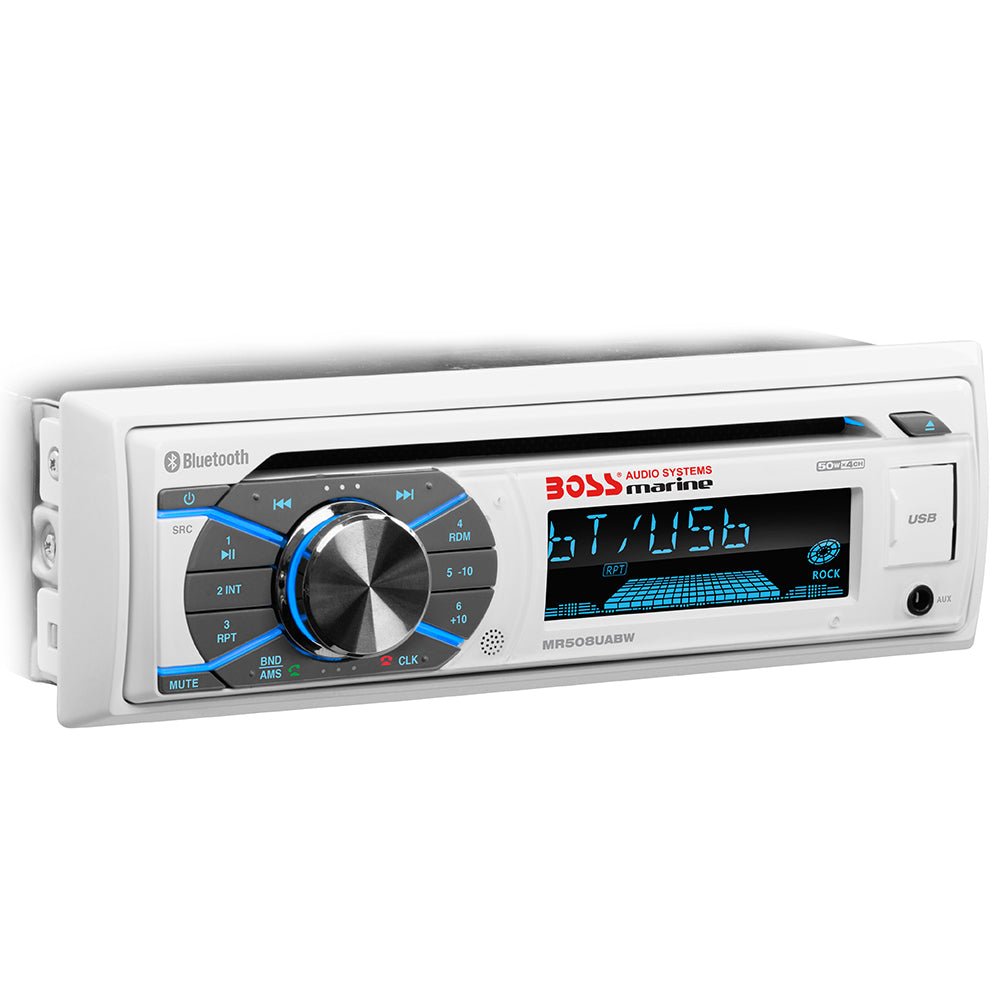 Boss Audio MR508UABW Marine Stereo w/AM/FM/CD/BT/USB - Marine Parts OnlyEntertainmentBoss Audio