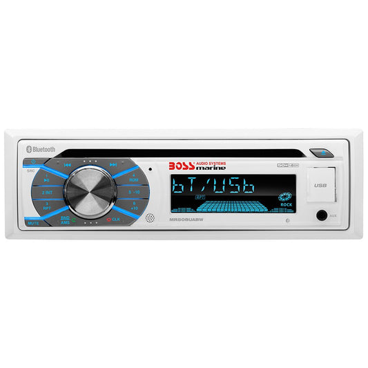 Boss Audio MR508UABW Marine Stereo w/AM/FM/CD/BT/USB - Marine Parts OnlyEntertainmentBoss Audio