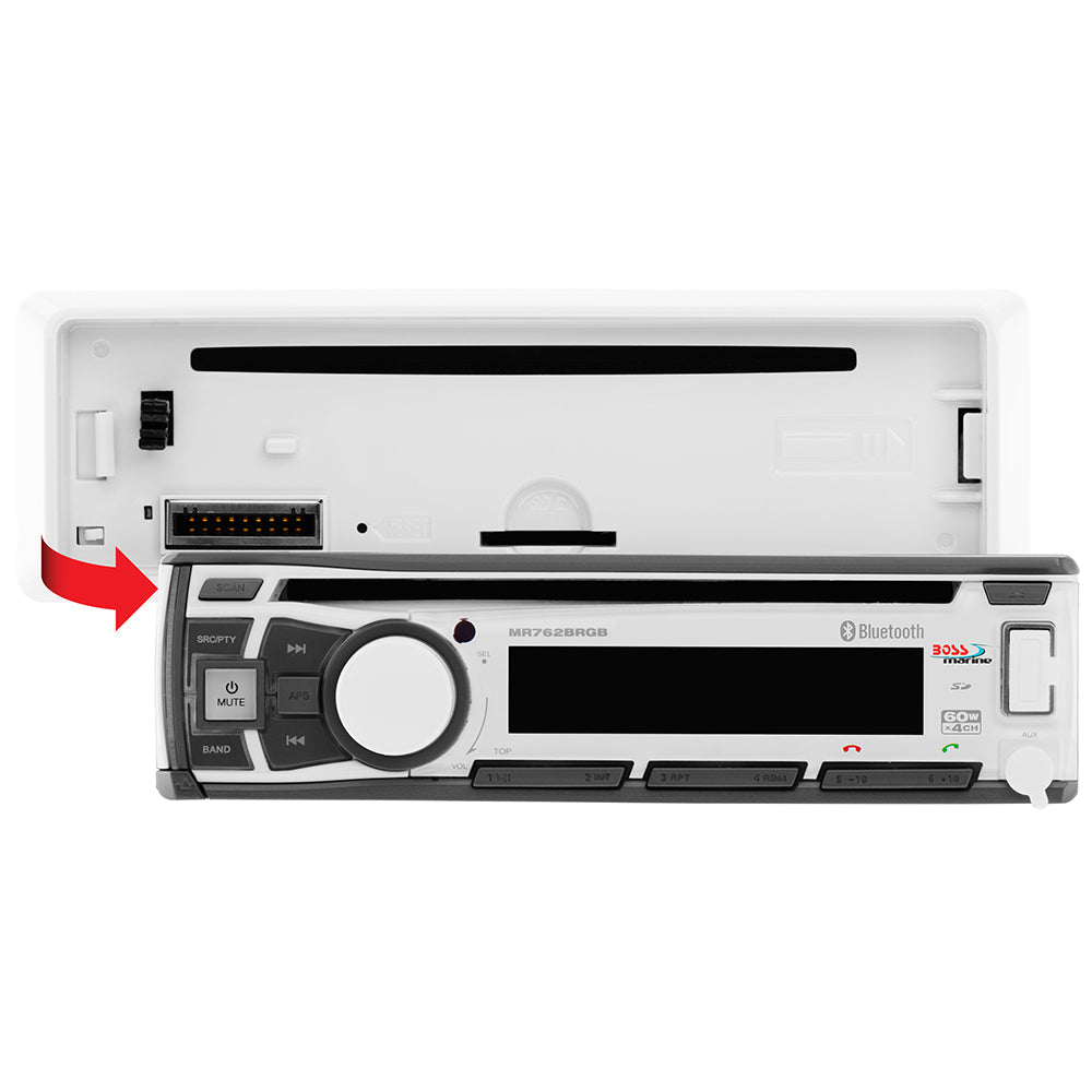 Boss Audio MR762BRGB Marine Stereo w/AM/FM/CD/BT/USB - Marine Parts OnlyEntertainmentBoss Audio