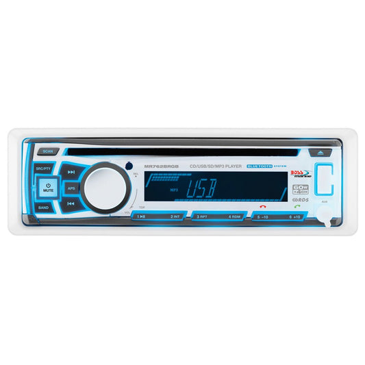 Boss Audio MR762BRGB Marine Stereo w/AM/FM/CD/BT/USB - Marine Parts OnlyEntertainmentBoss Audio