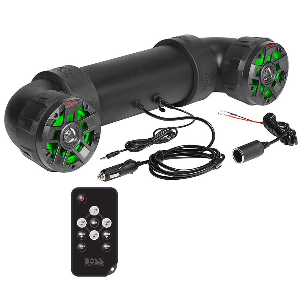 Boss Audio UTV4BRGB Amplified All - Terrain Sound System w/4" Marine Speakers &amp; 1" Black Tweeters - Marine Parts OnlyEntertainmentBoss Audio